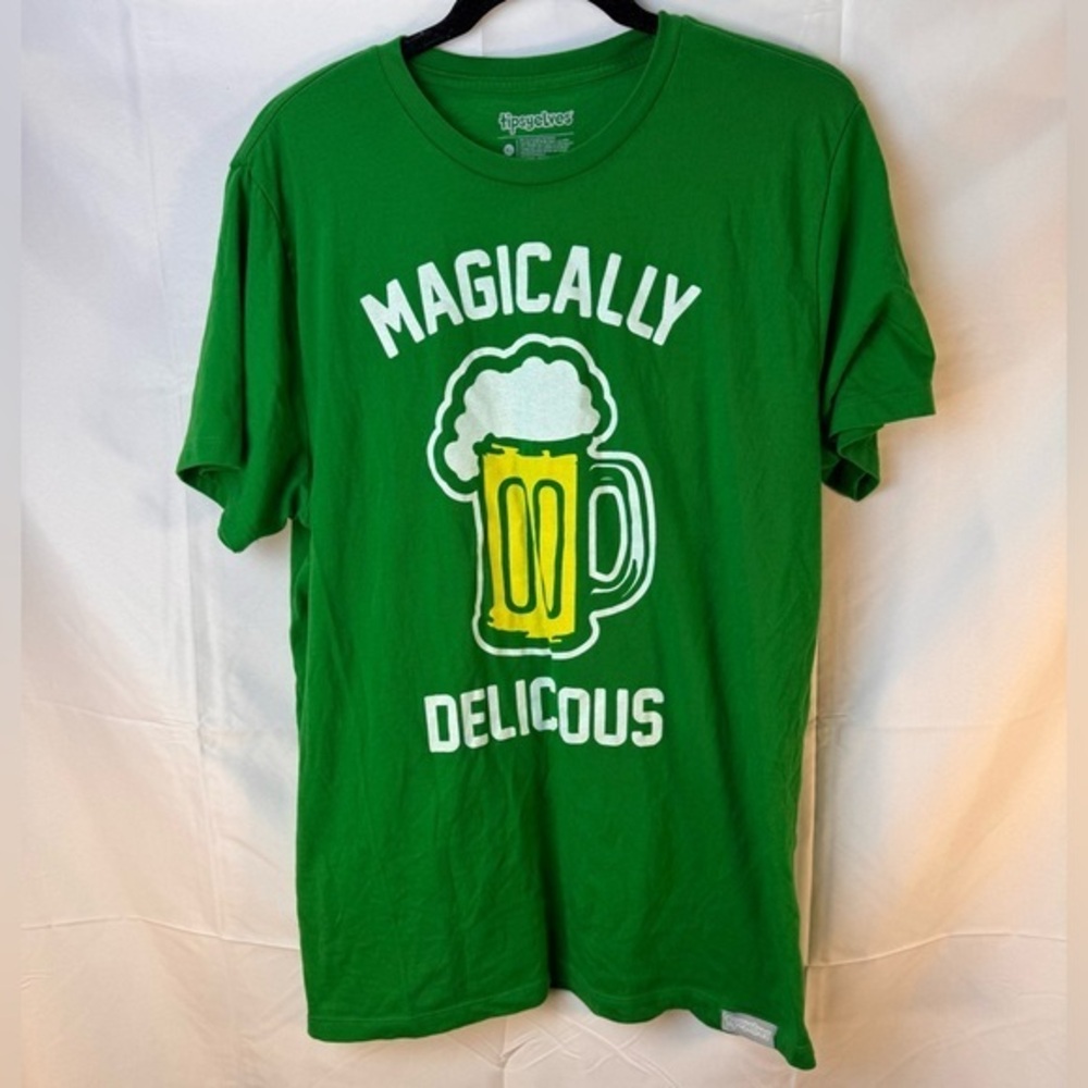 Tipsy Elves Green Magically Delicious T-Shirt Size XL